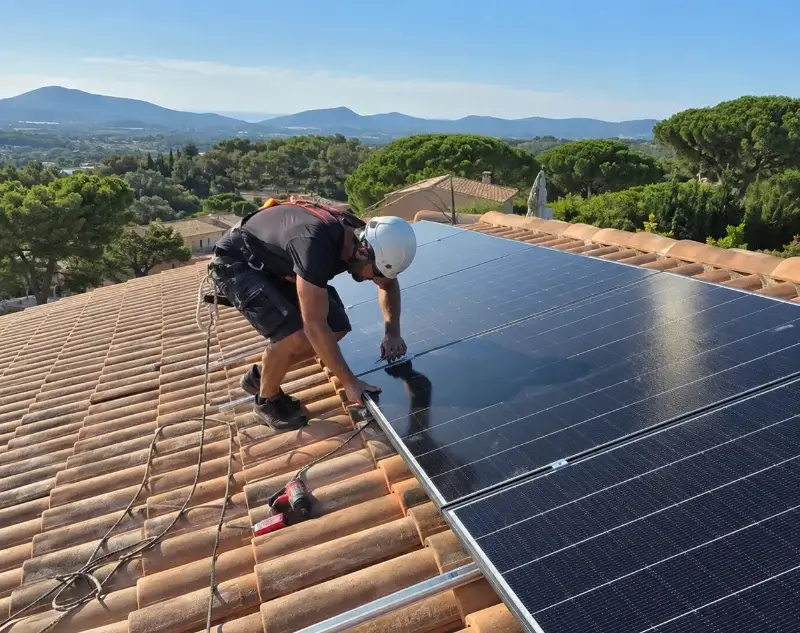 Installateur panneaux solaires Saint-Martin-de-Londres — pose photovoltaïque sur toiture