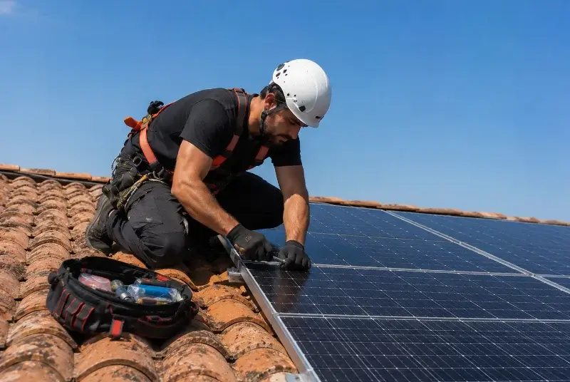 Maintenance et monitoring de panneaux solaires à Saint-Martin-de-Londres
